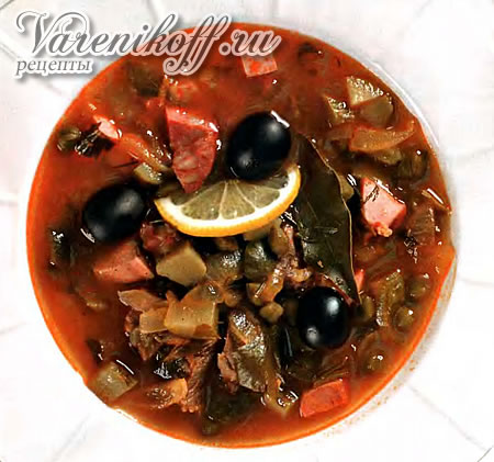 Солянка мясная ( подробный рецепт )