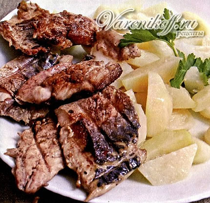 Скумбрия жареная на гриле